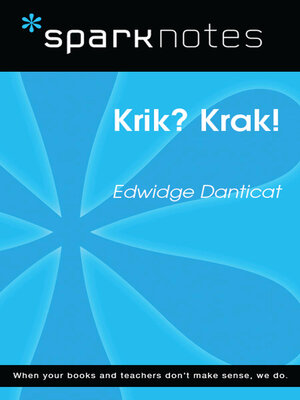 cover image of Krik? Krak! (SparkNotes Literature Guide)